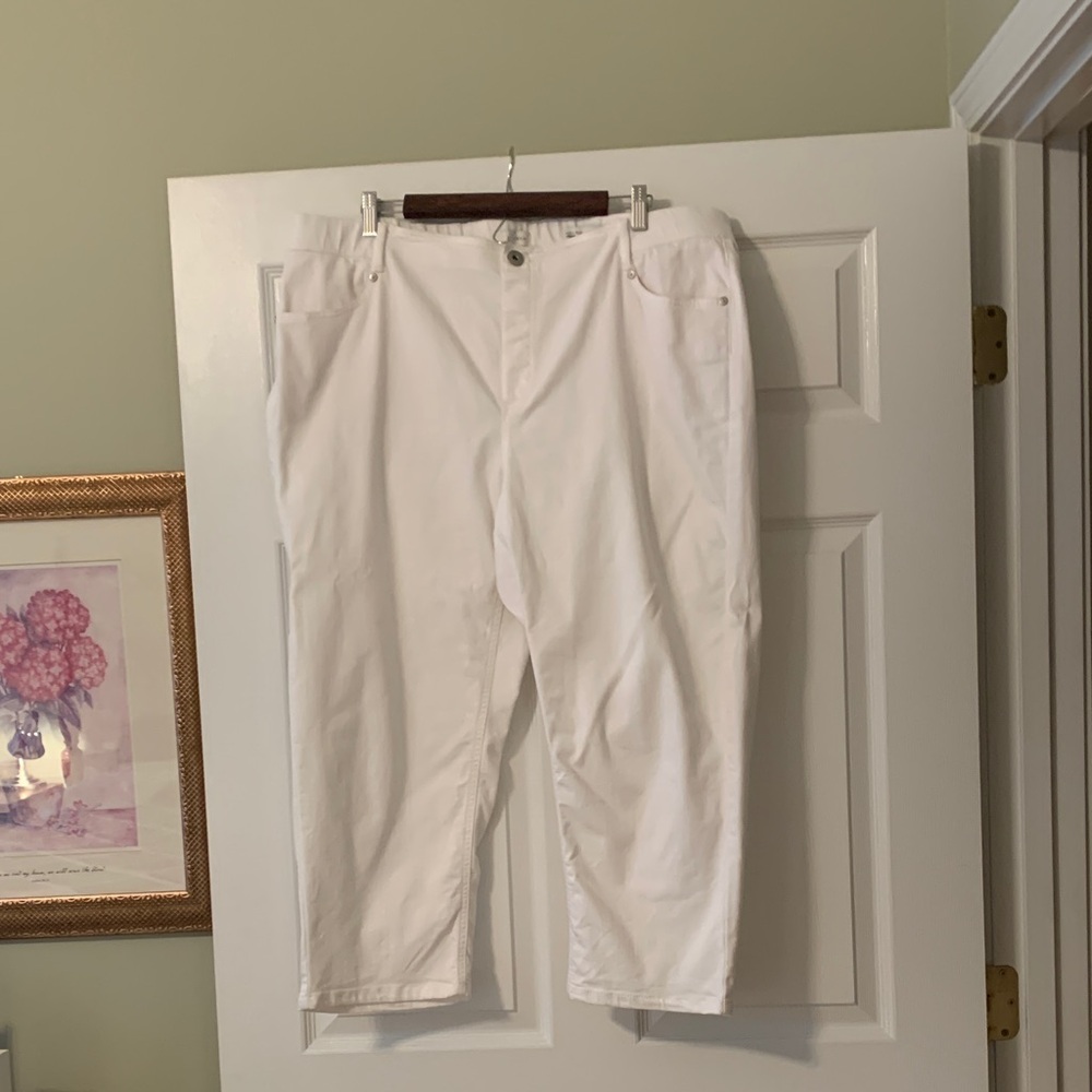 J. Jill Women's White Chinos c